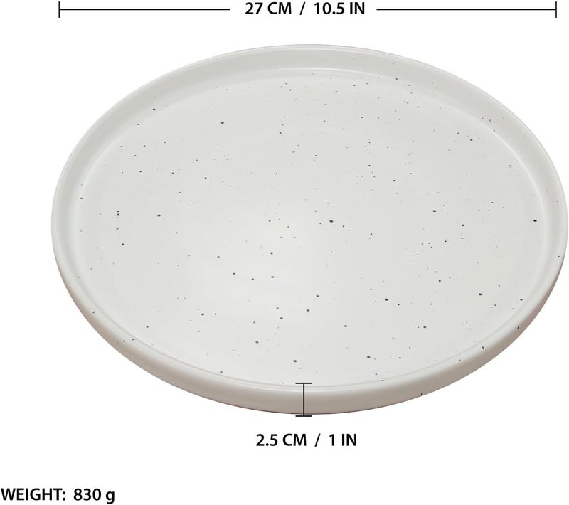 KITCHEN MASTER MINTO 8-Inch Stoneware Side Plate – Durable, Stylish, and Microwave-Safe - Image 4